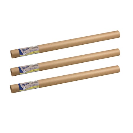 Pacon Heavyweight Kraft Roll, Natural Kraft, 30in. x 30ft., 3PK P5831